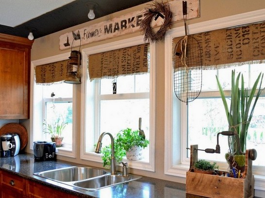 Diy Rustic Window Treatments
