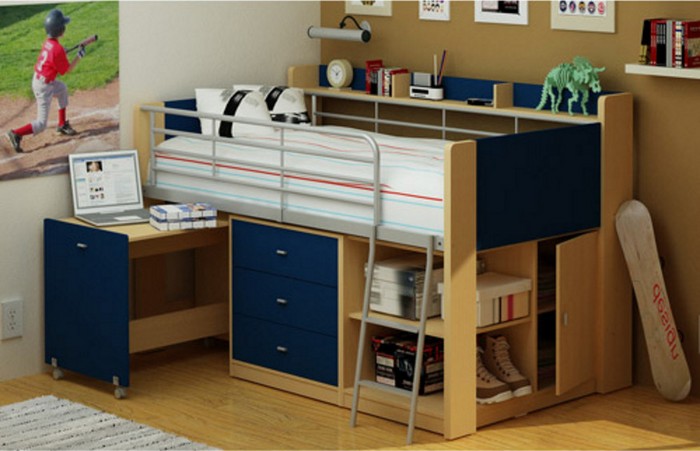 Junior Loft Bed With Desk