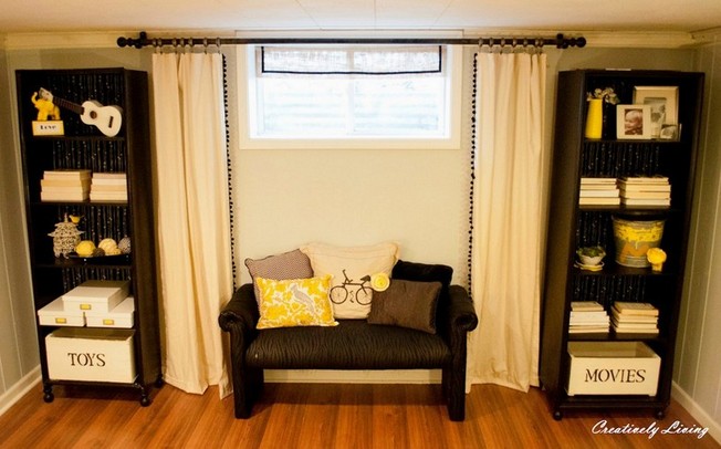 Basement Window Treatments Ideas