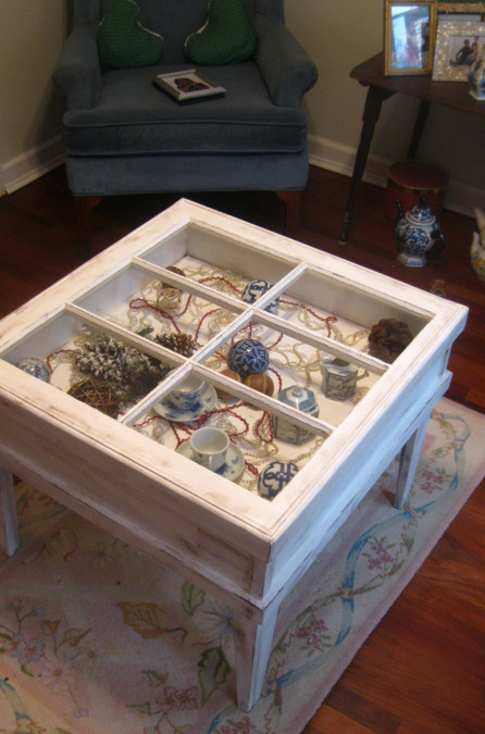 Window Shadow Box Table