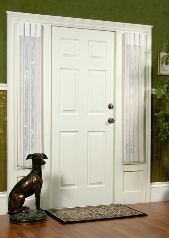 Side Light Entry Door Window Treatments