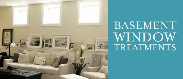 Creative Basement Window Treatments
