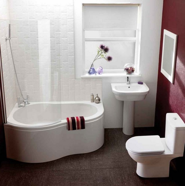 Small Bathtub Shower Combo