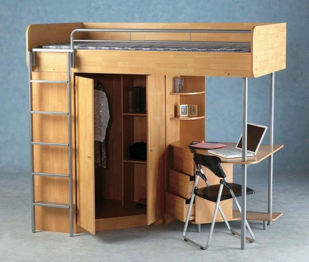 Loft Bed With Desk And Closet
