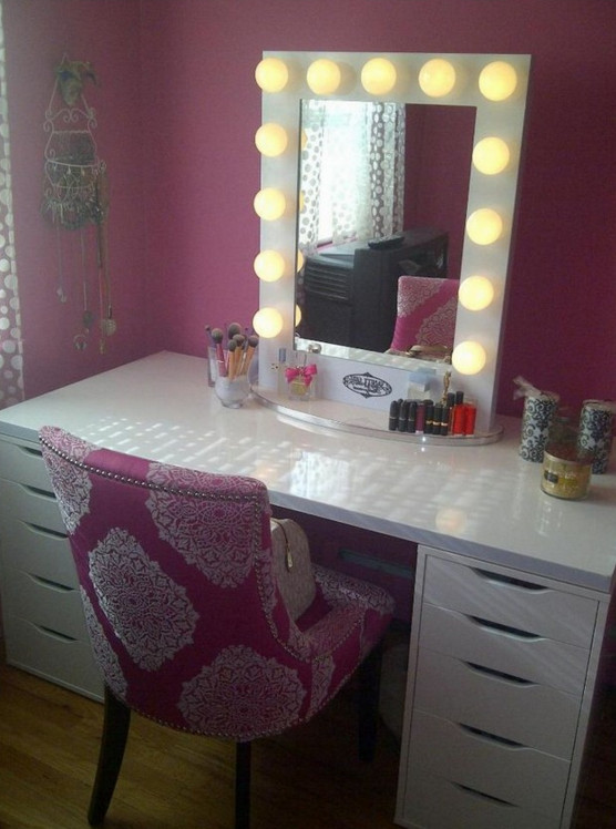 Cheap Lighted Vanity Table