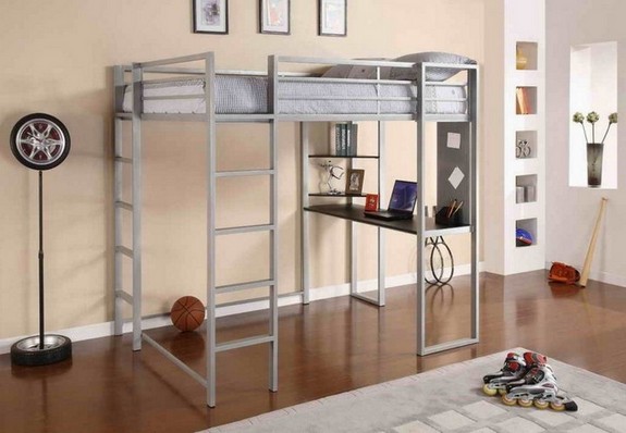Extra Long Loft Bed With Desk