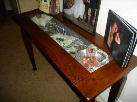 Shadow Box Sofa Table