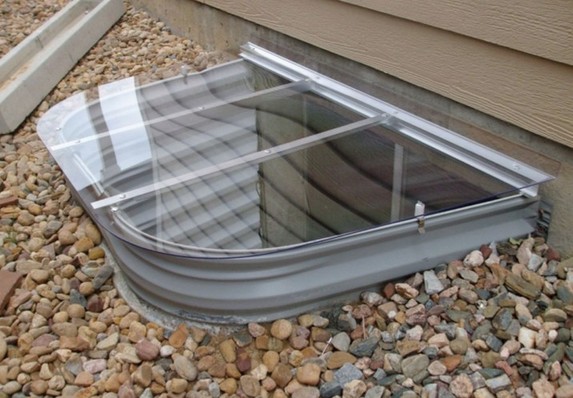 Basement Window Well Blinds