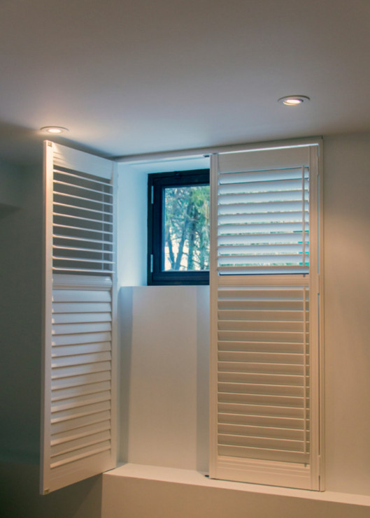 Basement Window Treatment Shutters