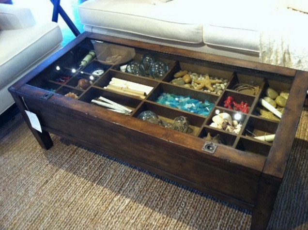 Western Shadow Box Coffee Table