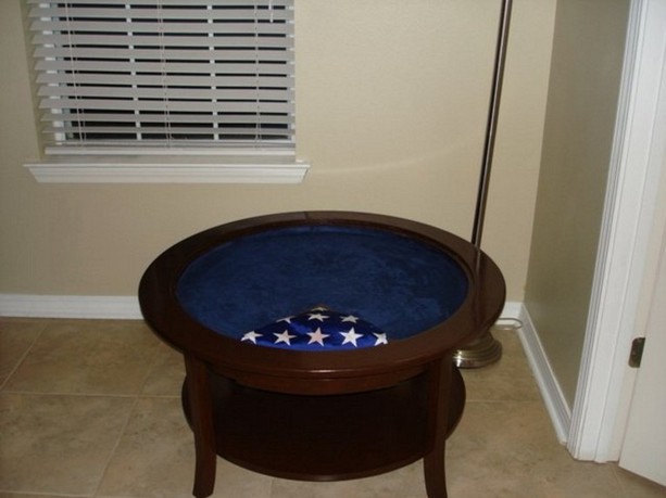 Round Shadow Box Table