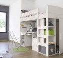 Loft Bed With Desk Modern