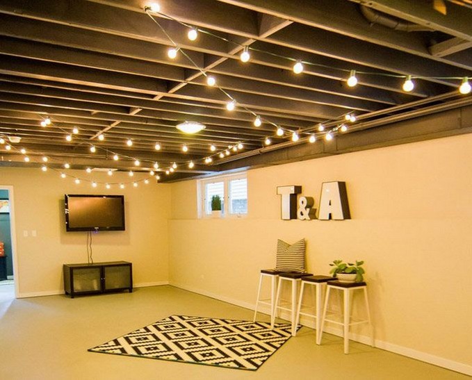 Industrial Basement Ceiling Ideas