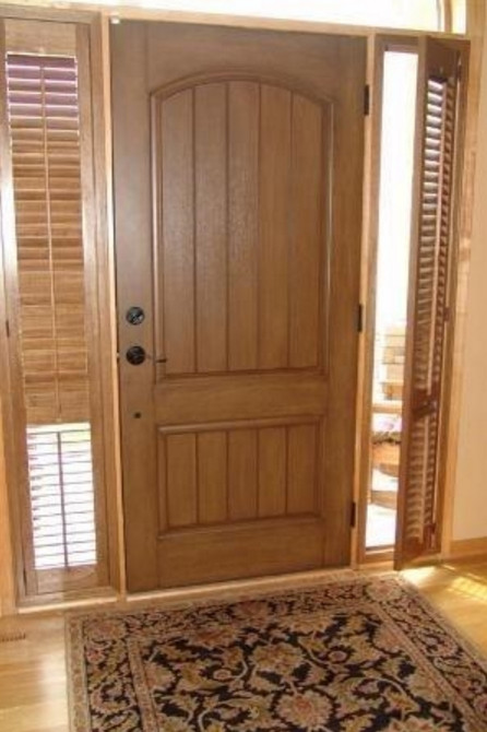Modern Sidelight Window Treatments