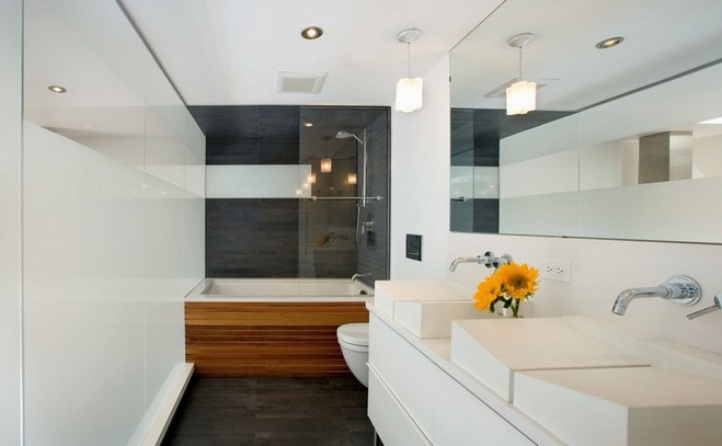 Modern Shower Tub Combo