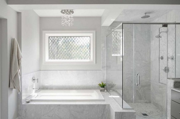 Glass Shower Tub Combo