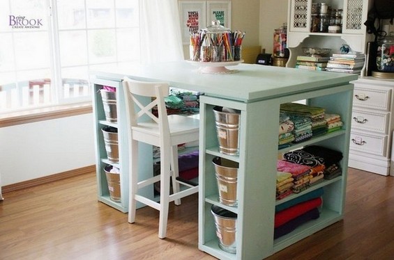 Craft Storage Table