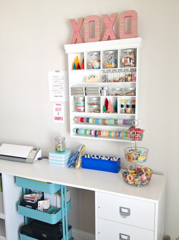 Craft Storage Shelves